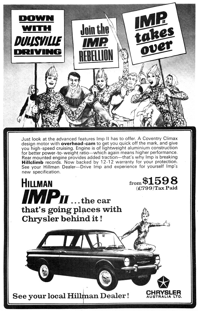 1966 Chrysler Hillman Imp II 2 Door 